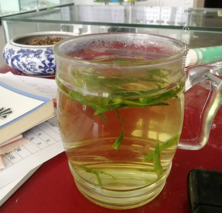 没想到，竹叶茶也挺不错的